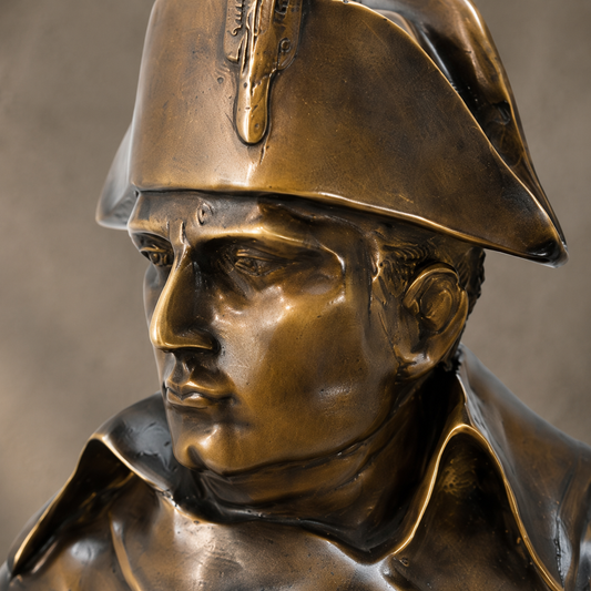 Buste de Napoléon à l'Aigle impérial en bronze patiné, vue 2