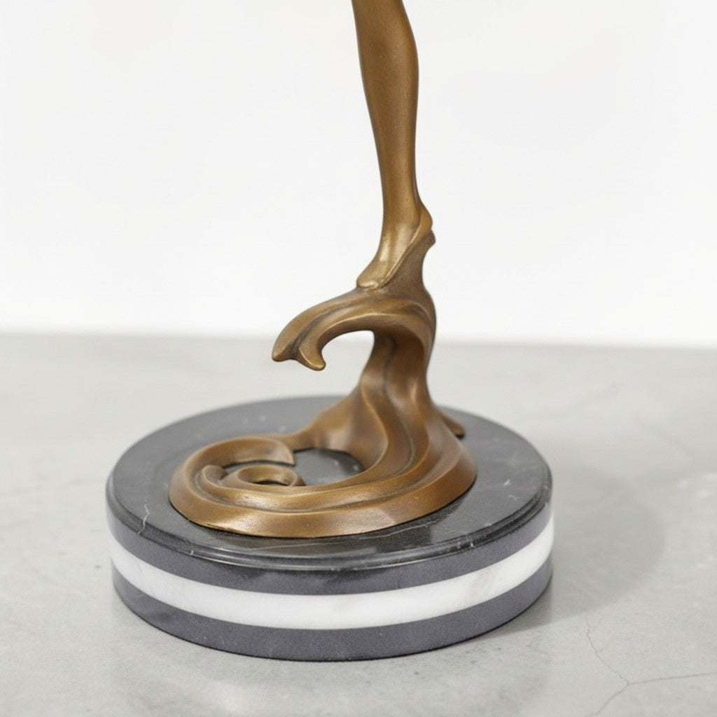 Sculpture bronze danseuse au ballon style Art Déco, vue 10