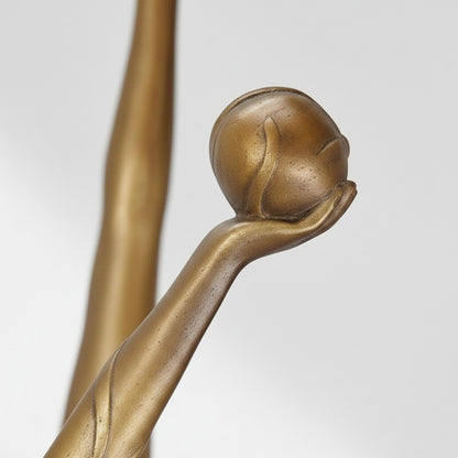 Sculpture bronze danseuse au ballon style Art Déco, vue 5