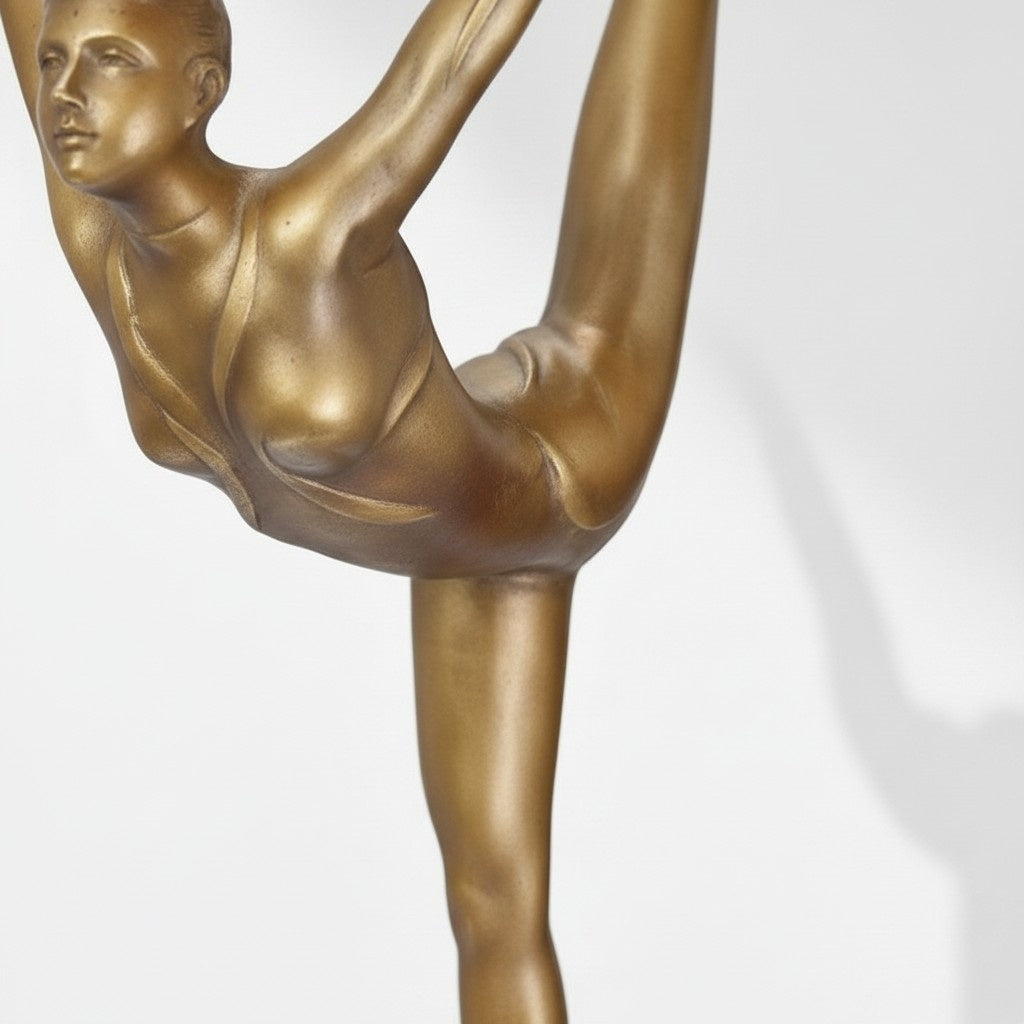 Sculpture bronze danseuse au ballon style Art Déco, vue 6