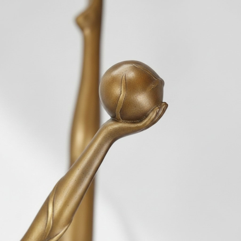 Sculpture bronze danseuse au ballon style Art Déco, vue 7