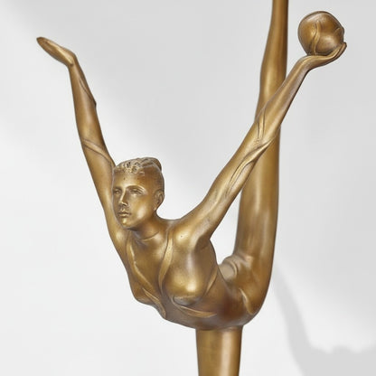 Sculpture bronze danseuse au ballon style Art Déco, vue 8