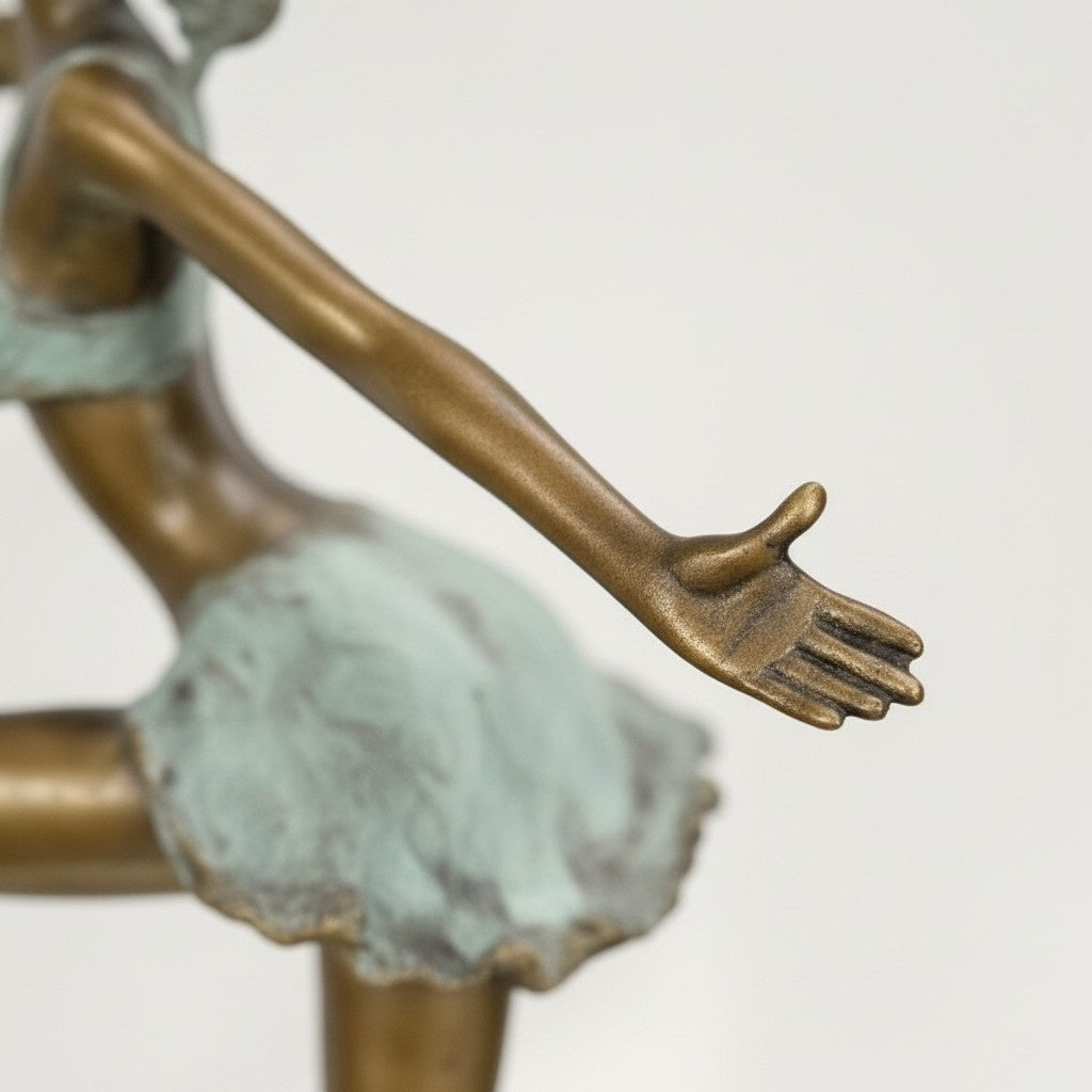 Sculpture bronze danseuse au cerceau style Art Déco, vue 8
