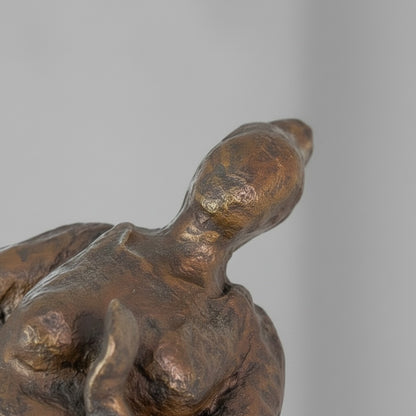 Sculpture bronze danseuse aux formes généreuses style Botero, vue 12