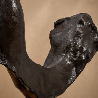 Sculpture en bronze danseuse à la robe virevoltante, vue 7