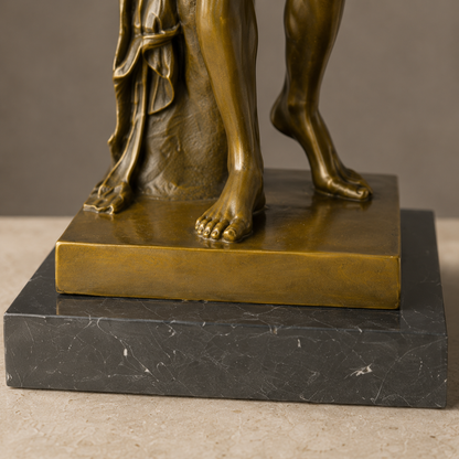 Sculpture en bronze Jason et la Toison d'Or sur marbre, vue 6