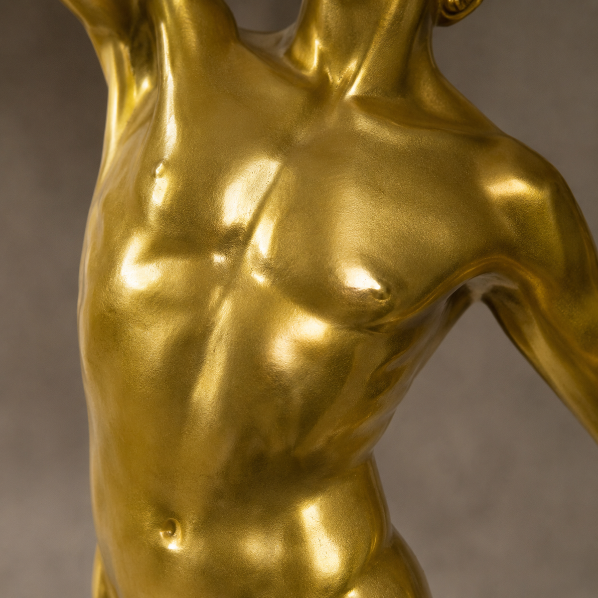 Sculpture en bronze Mercure d'après Giambologna sur socle, vue 3